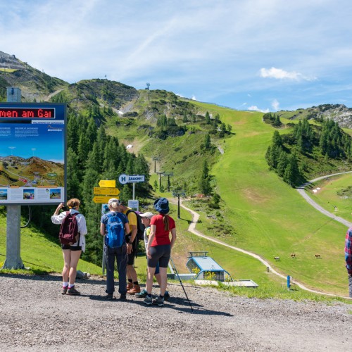 Wandelen bij Zauchensee en Flachauwinkl 