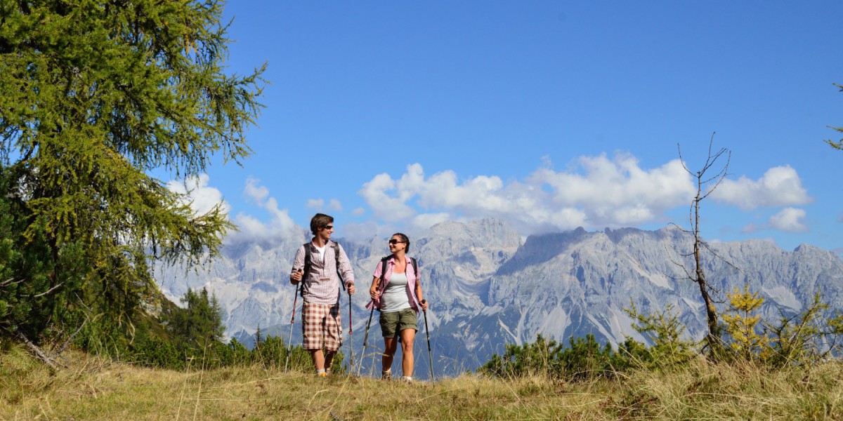 Wandelen in de bergen van Flachau